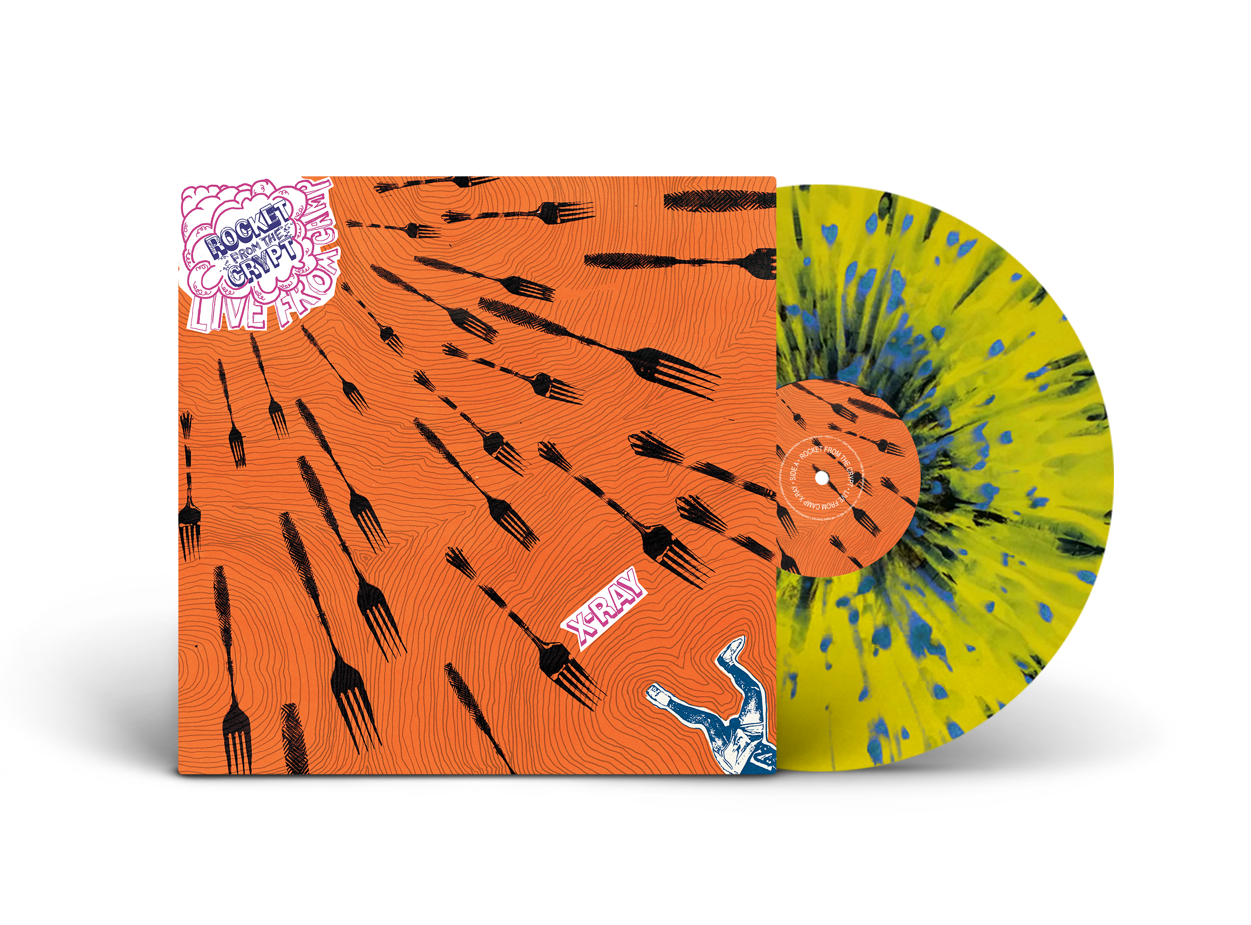 Rocket From The Crypt - Live From Camp X-Ray Vinyl LP (Yellow w Rocket From The Crypt - Live From Camp X-Ray Vinyl LP (Yellow w