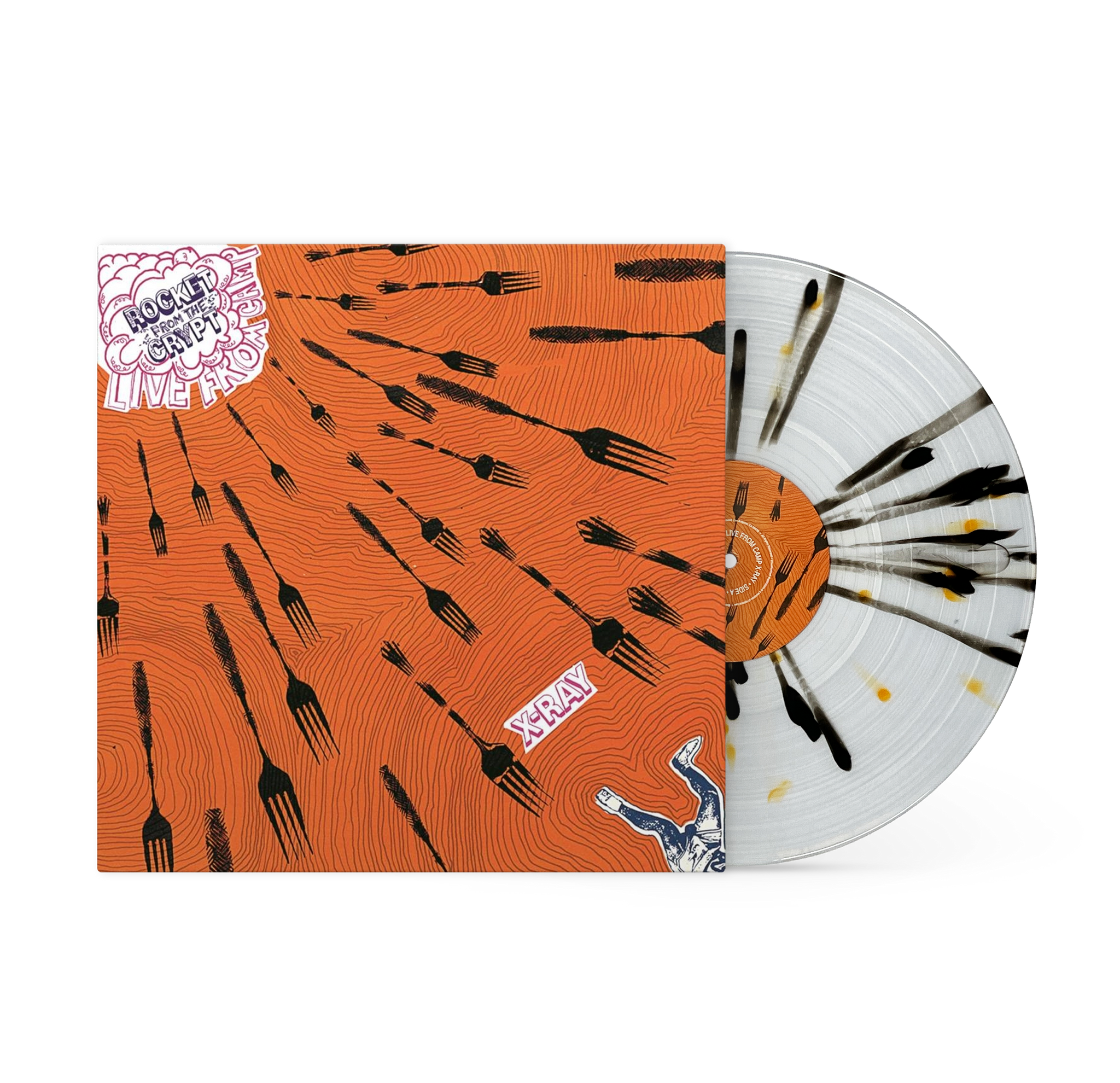 Rocket From The Crypt - Camp X-Ray LP (Clear/Orange + Black