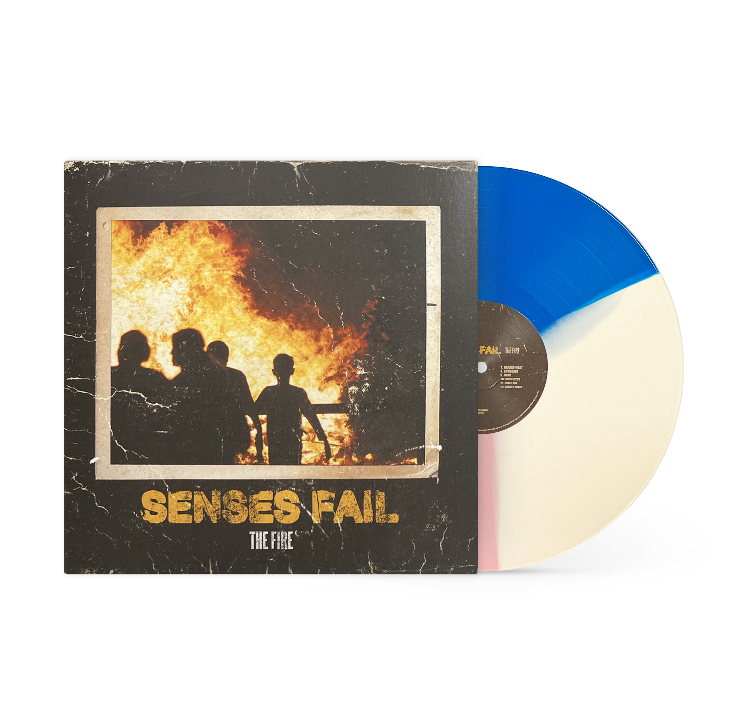 Senses Fail - The Fire LP (Pink, White & Blue)