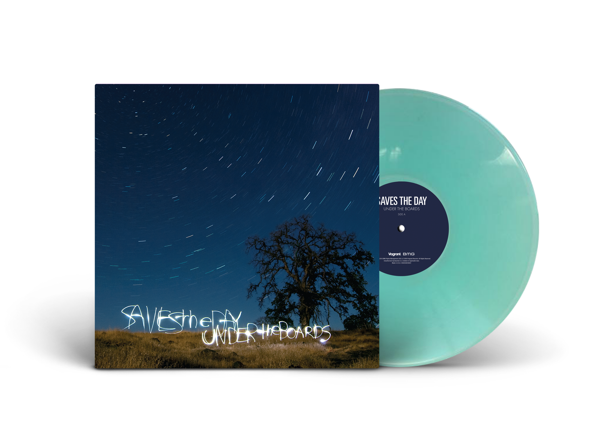 Saves The Day – Under the Boards LP (Sea Glass) – Vagrant Records