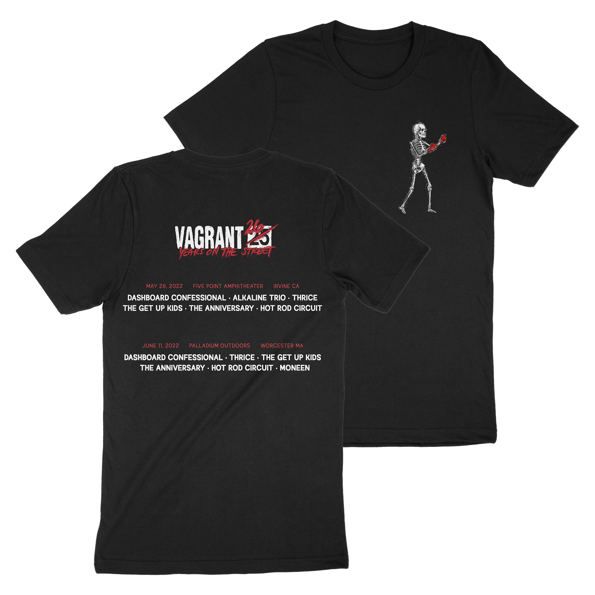 Vagrant - Event Shirt (Black) – Vagrant Records